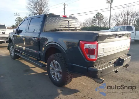 2022 Ford F-150 Platinum z USA, uszkodzony, nr VIN 1FTFW1E53NFB87144